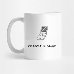 I'd Rather Be Gaming (Black) Mug